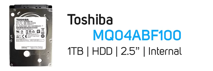هارد‌ دیسک اینترنال لپ تاپ توشیبا ظرفیت 1 ترابایت مدل Toshiba MQ04ABF100 1TB HDD
