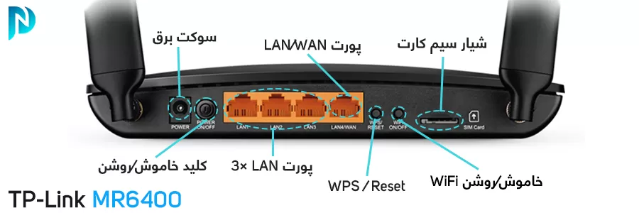مشخصات فنی - مودم روتر 4G LTE تی پی لینک مدل TP-Link Archer MR400 4G LTE
