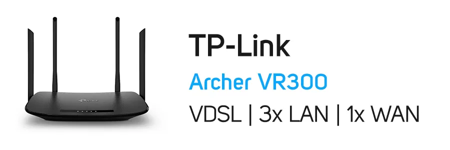 مودم روتر ADSL - VDSL بی سیم تی پی لینک آرچر مدل TP-Link Archer VR300