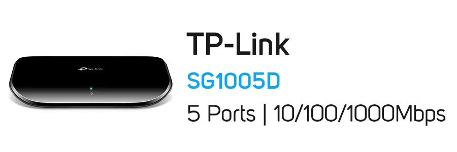 سوئیچ شبکه 5 پورت گیگابیت تی پی لینک مدل TP-Link TL-SG1005D