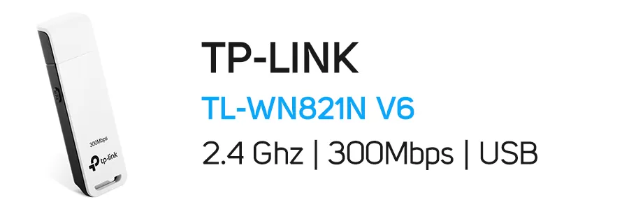 کارت شبکه بی سیم تی پی لینک مدل TP-Link TL-WN821N V6