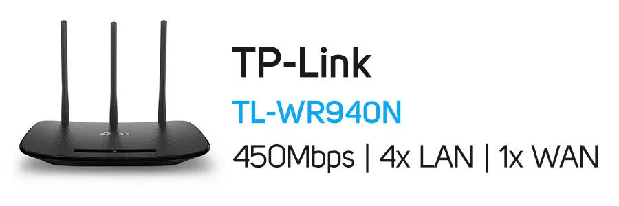 روتر بی سیم تی پی لینک مدل TP-Link TL-WR940N 450Mbps
