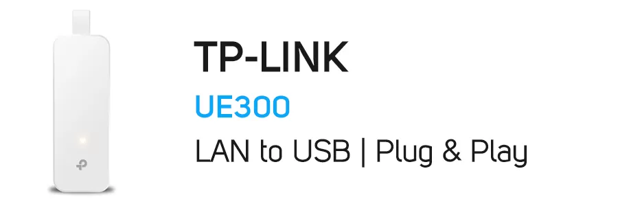 کارت شبکه تی پی لینک مدل TP-Link UE300 USB