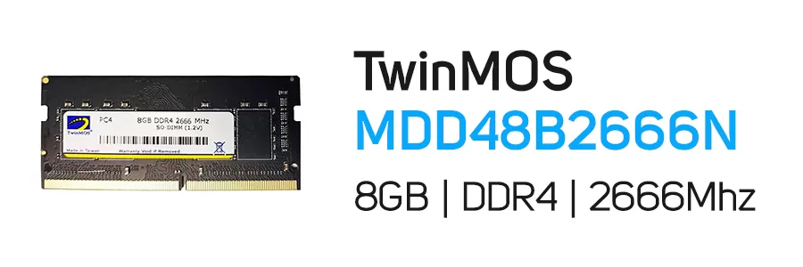رم لپ تاپ 8 گیگابایت توین موس TwinMOS 8GB DDR4 2666Mhz