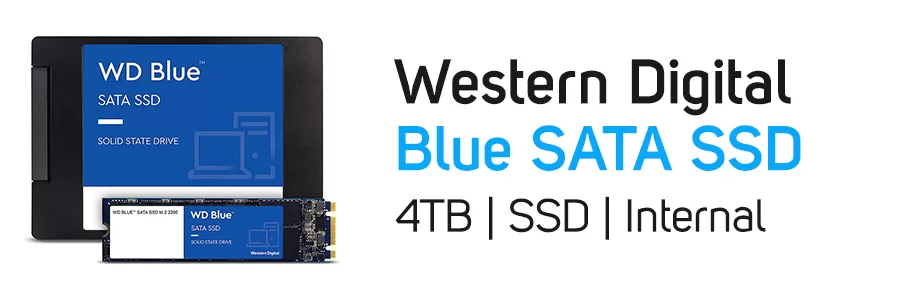هارد‌ دیسک SSD اینترنال وسترن دیجیتال ظرفیت 4 ترابایت مدل WD Blue WDS400T2B0A 4TB
