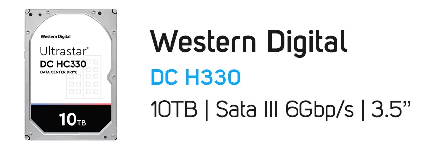 هارددیسک دیتاسنتر وسترن دیجیتال 10 ترابایت مدل Western Digital DC H330 10TB