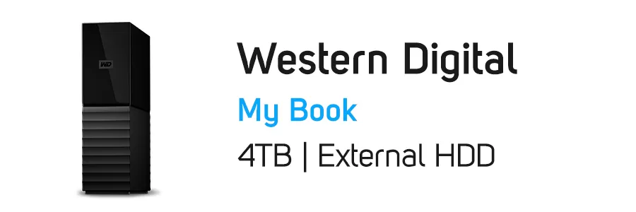 هارد‌ دیسک اکسترنال وسترن دیجیتال ظرفیت 4 ترابایت مدل WD My Book 4TB