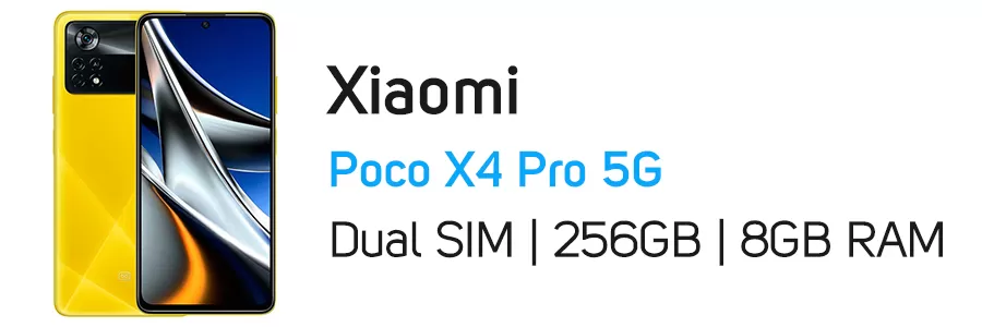 گوشی موبایل Poco X4 Pro 5G پوکو شیائومی ظرفیت 256 گیگابایت و رم 8 گیگ