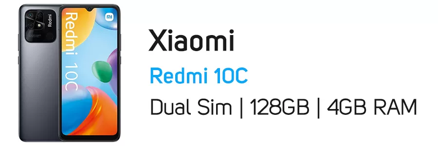 گوشی موبایل Redmi 10C شیائومی ظرفیت 128 گیگابایت و رم 4 گیگ