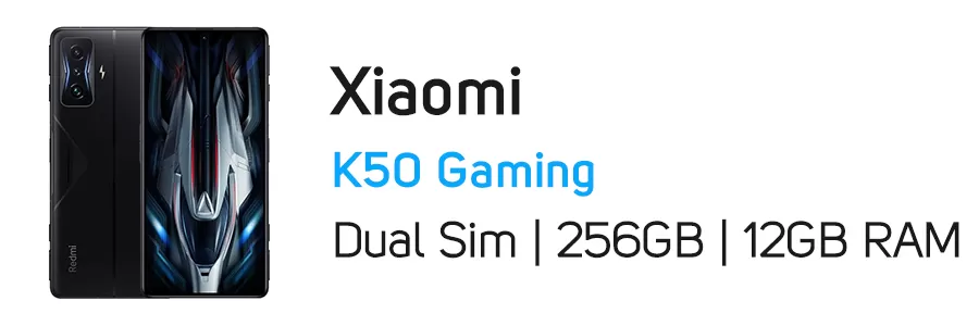 گوشی موبایل Redmi K50 Gaming شیائومی ظرفیت 256 گیگابایت و رم 12 گیگ