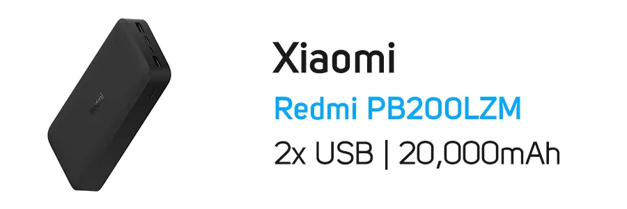 پاور بانک 20000 میلی آمپر شیائومی مدل Xiaomi Redmi PB200LZM 20000mAh
