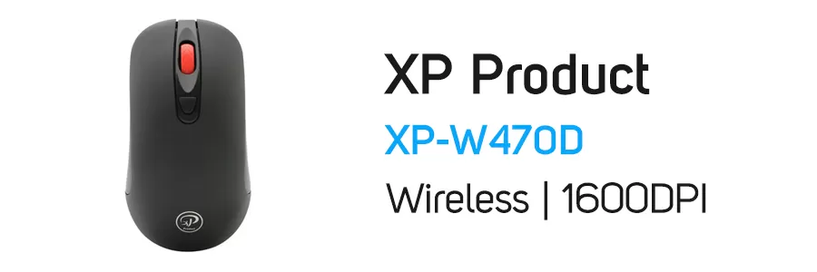 ماوس اپتیکال بی سیم ایکس پی پروداکت مدل XP Product XP-W470D Wireless