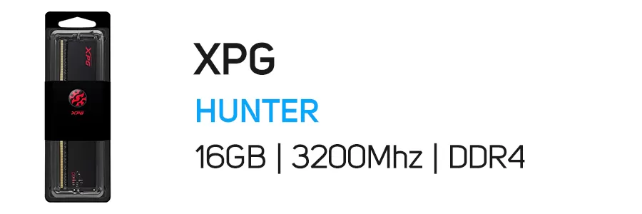 حافظه رم کامپیوتر ایکس پی جی XPG HUNTER 16GB DDR4 3200Mhz
