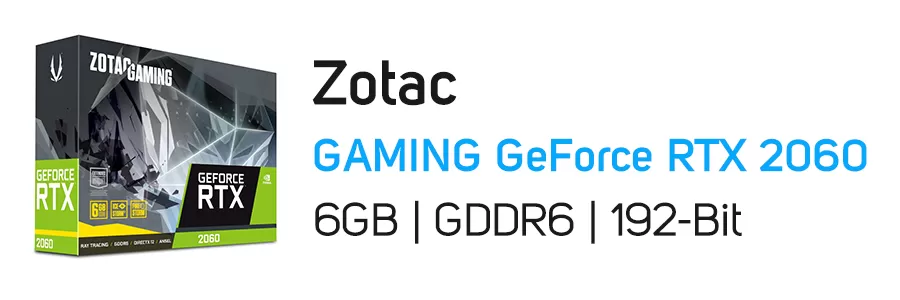 کارت گرافیک گیمینگ زوتک مدل ZOTAC GAMING GeForce RTX 2060 6GB